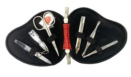 Three Swords zestaw do manicure 7771 P N Red