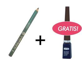 Deborah Eyeliner Pencil kredka do oczu nr 66, 1,3 g + IsaDora Colorful Eyeliner w pędzelku 12 Dark Brown GRATIS!