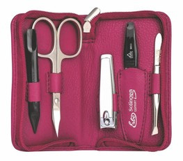 ERBE Solingen zestaw do manicure 9081 "Siena" Pink