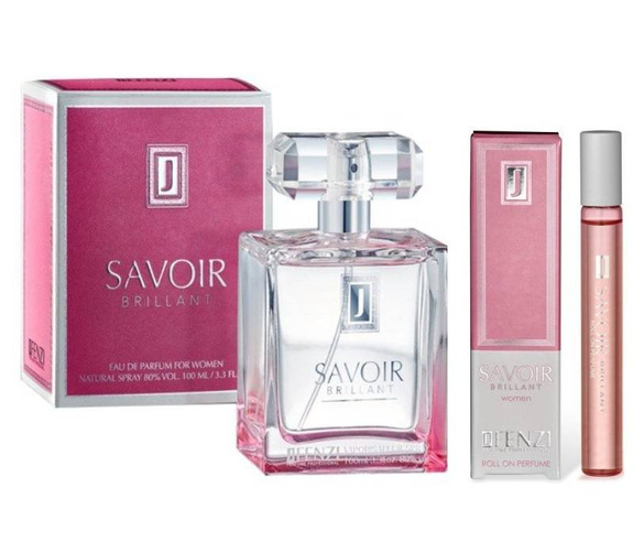 JFenzi Savoir Brillant zestaw (woda perfumowana 100 ml & roll on 10 ml)