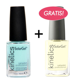 Kinetics Lakier Solarny Solargel 278 Mint Sky 15 ml + 530 Luminous Peace GRATIS!