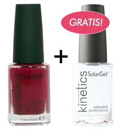 Kinetics Lakier Solarny Solargel 224 Signature Wine 15 ml + 429 Hurricane Mode GRATIS!