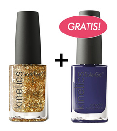 Kinetics Lakier Solarny Solargel 259 Goldy 15 ml + 252 Street Gang GRATIS!