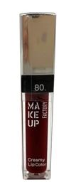 Make Up Factory Błyszczyk Cream Lip Color nr 80, 6,5ml