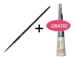 Make Up Factory Precyzyjny Pędzelek do Eyelinera + Eyeliner nr 20 Diamond Gold GRATIS!