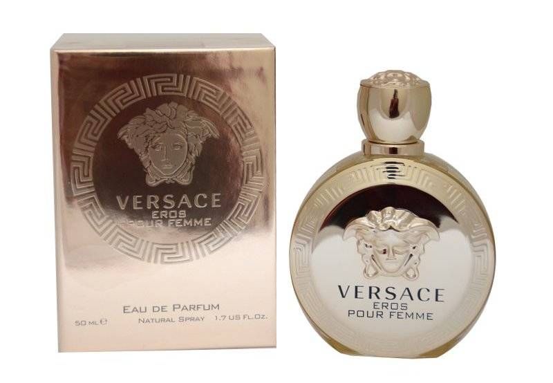 bord Speeltoestellen Kust Versace Eros Pour Femme woda perfumowana 50 ml | Zapachy damskie \ Versace  | Markowe perfumy i kosmetyki